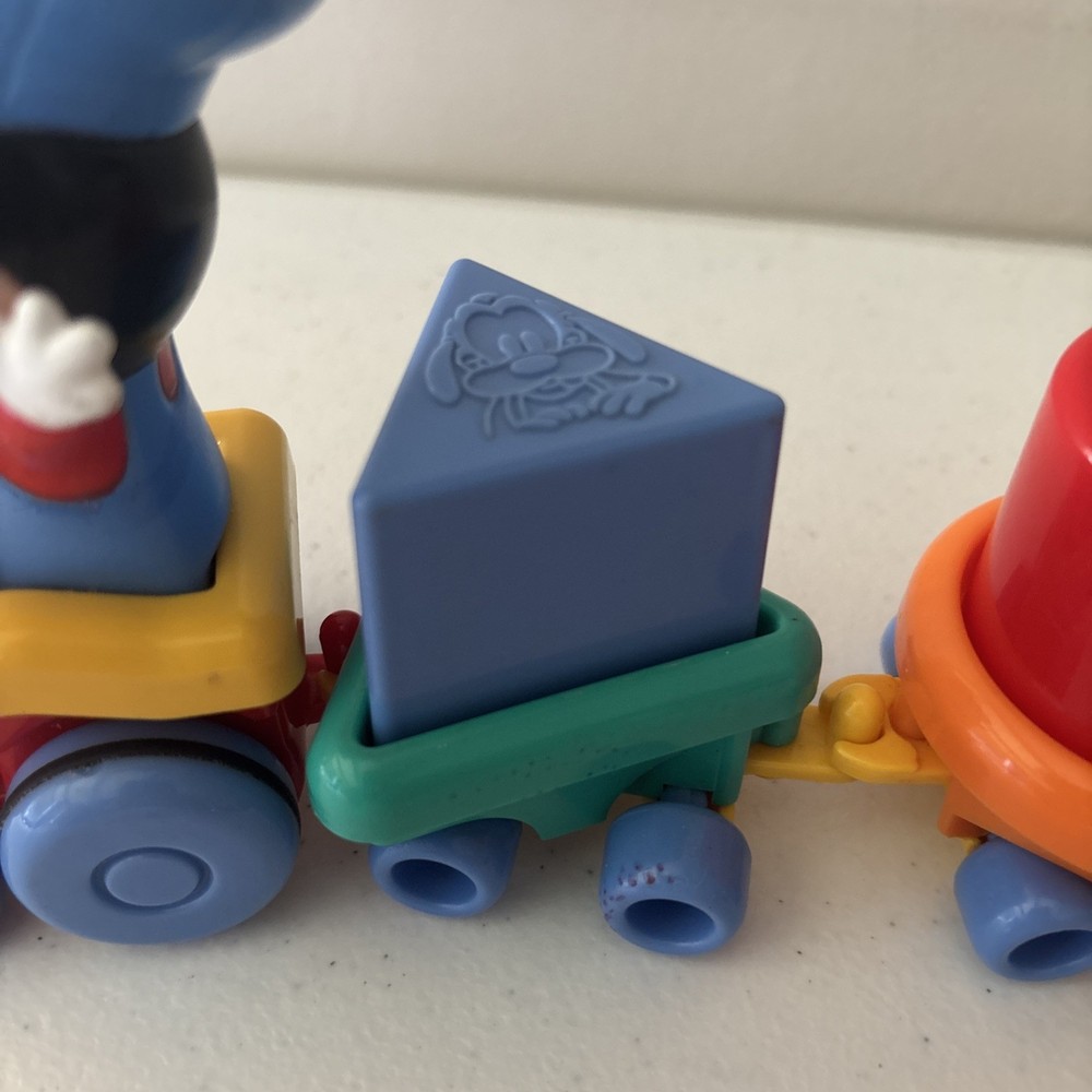 Vintage Disney Mickey Mouse Figure Train