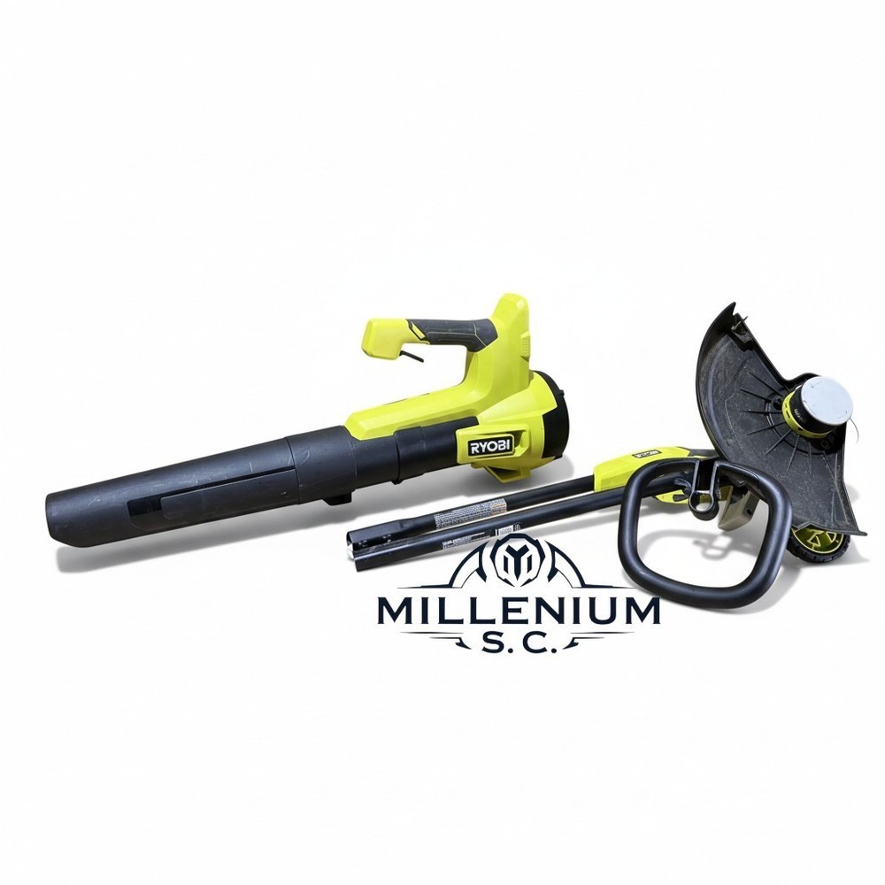 RYOBI 18V ONE+ Cordless String Trimmer & Jet Fan Blower Combo Kit - TOOL ONLY