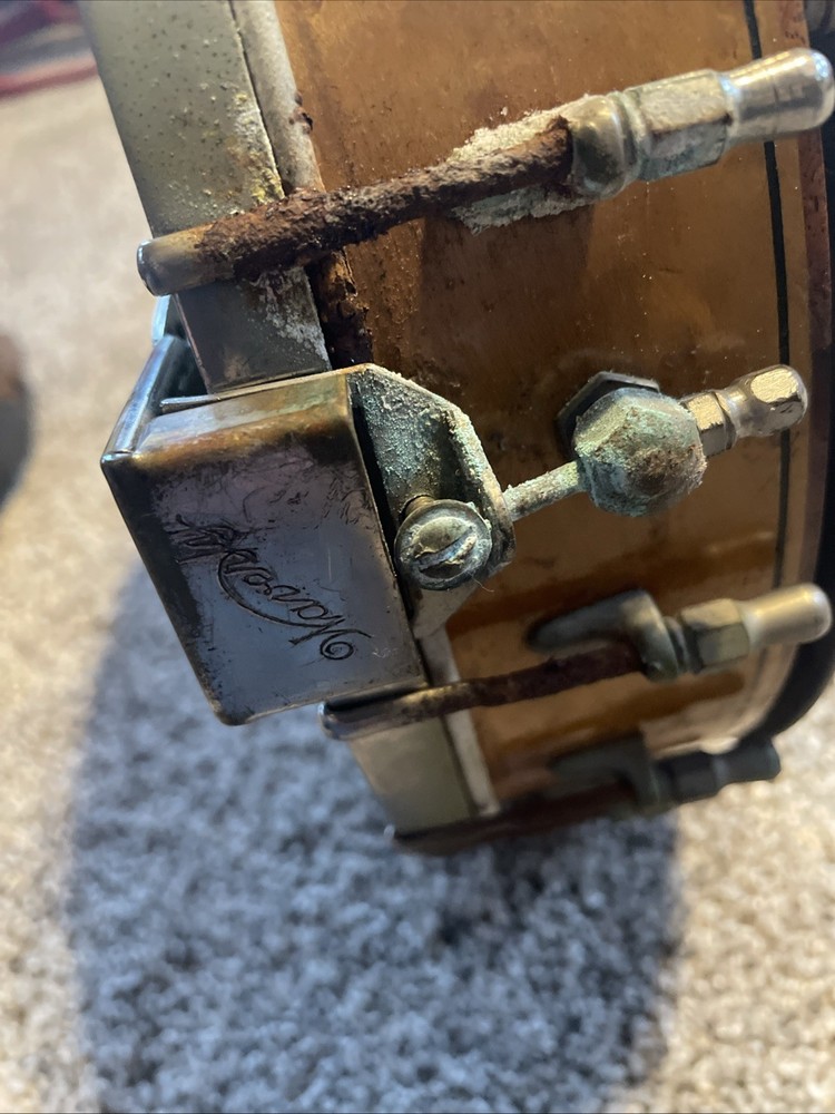 Wurlitzer 4 String Tenor Banjo. Hubcap Back