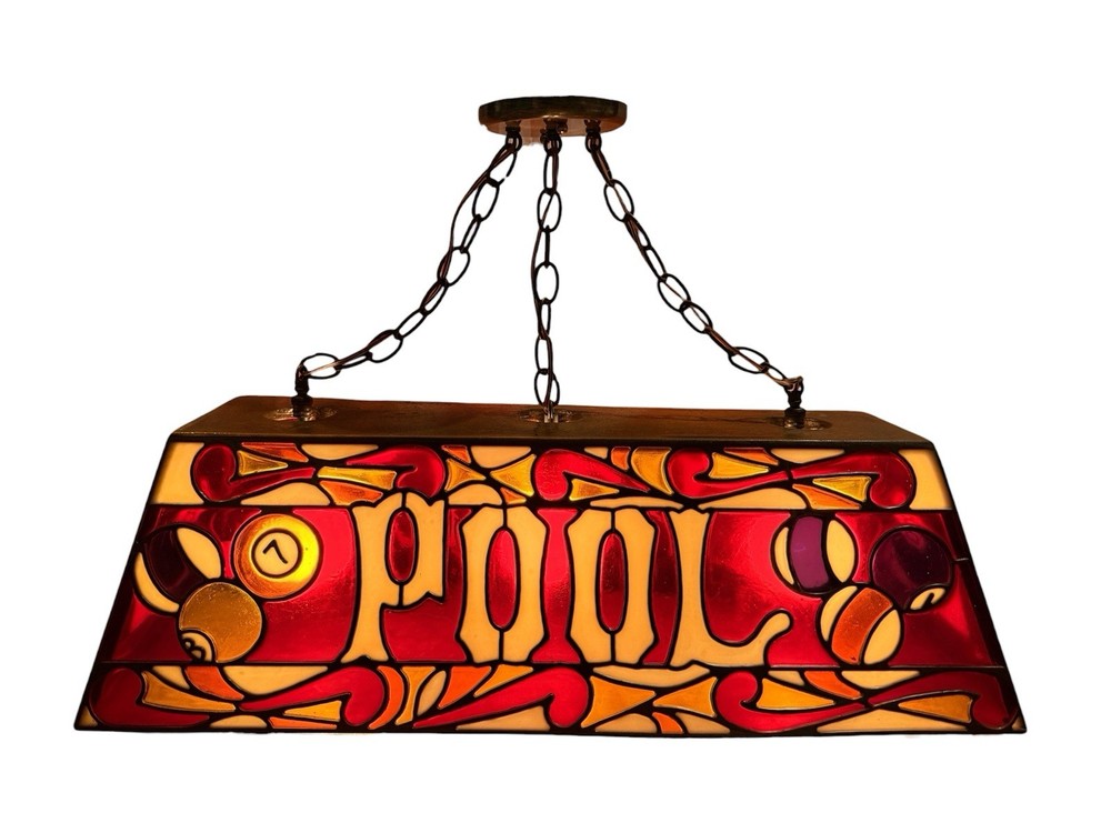 Vintage Resin/Plastic Pool Table Light