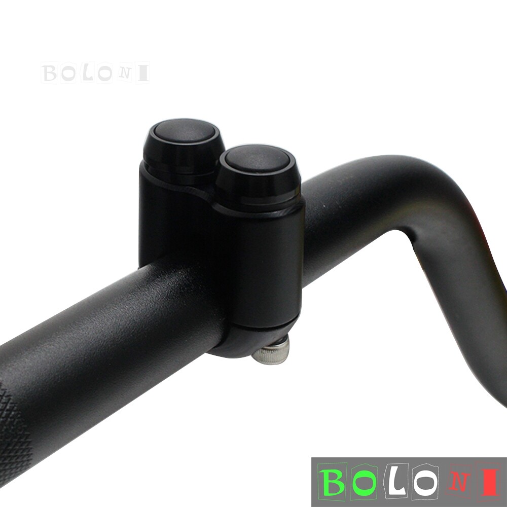 Black 2 Button Motorcycle Hand Control Momentary Switch For 7/8" Bars M-switch