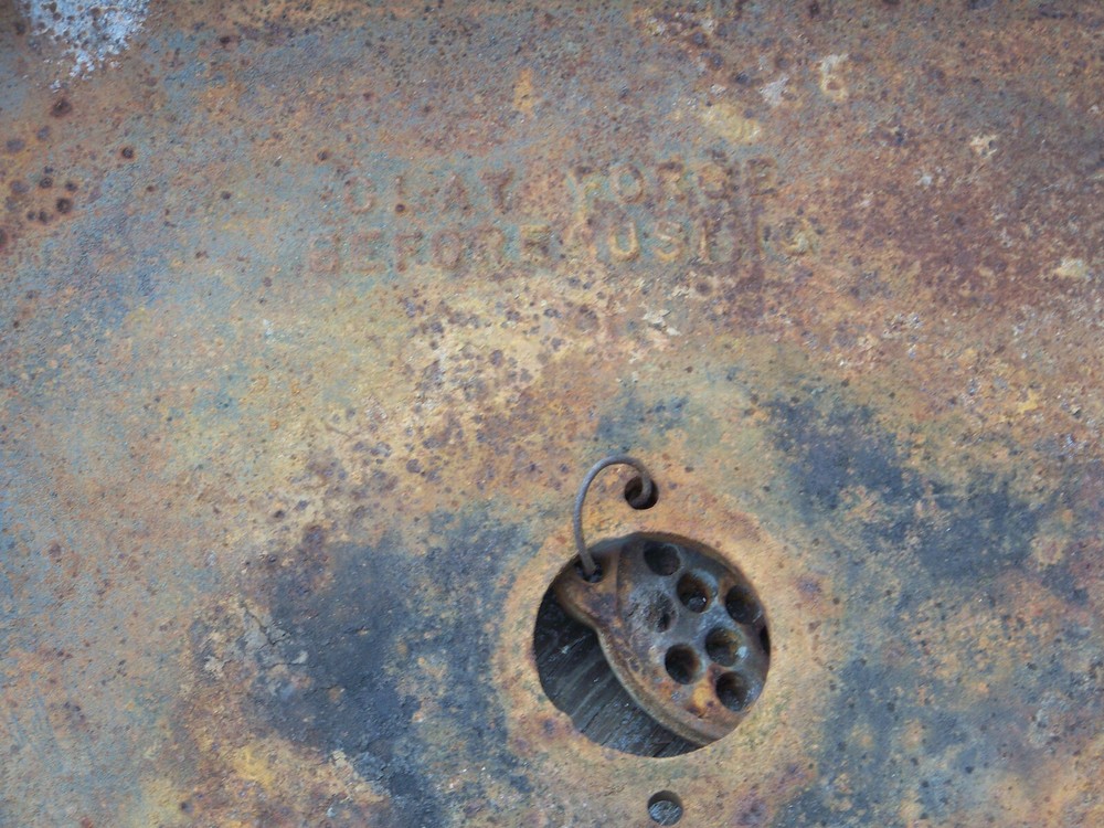 Blacksmith Champion Blower and Forge coal Cast Iron Pan part old no blower tool