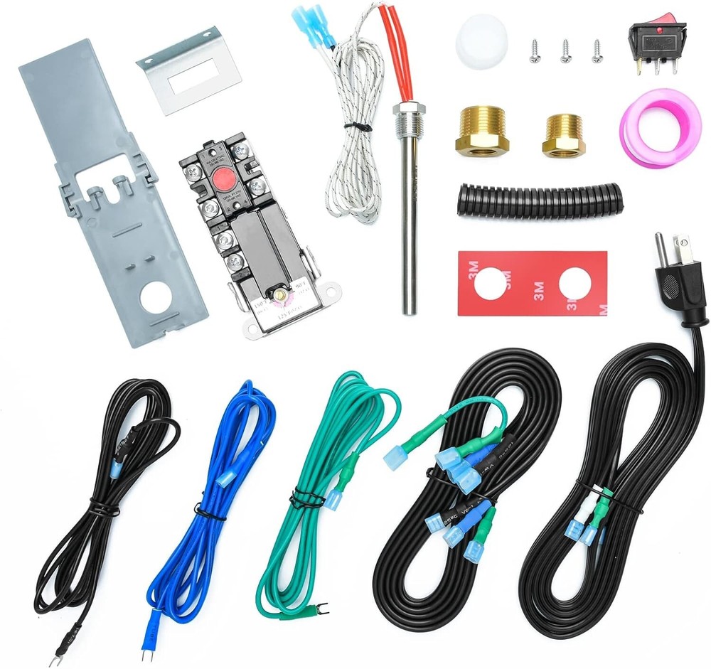 RV Hot Water Hybrid Heat Kit with 304 Stainless Steel Heating Rod for Efficient