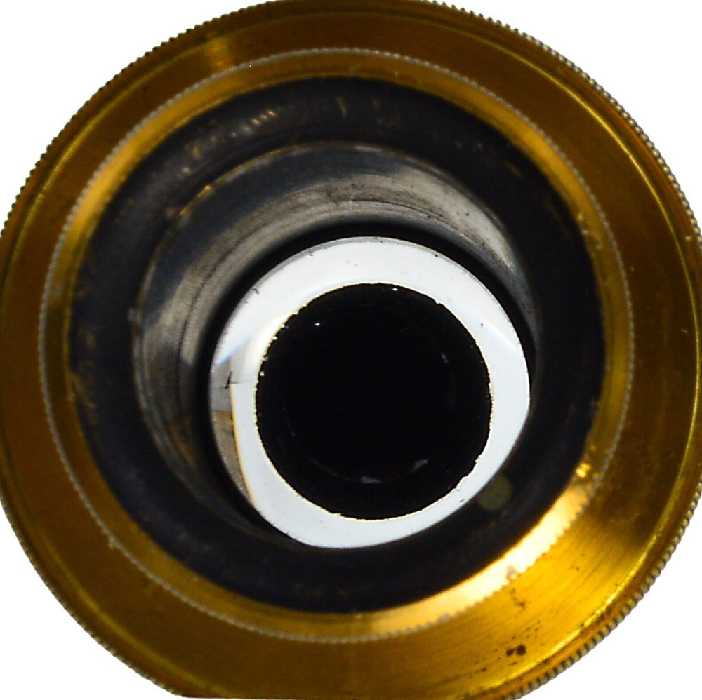 Brass Dark field microscope lens found with Wenham binocular microscope 1870-80s