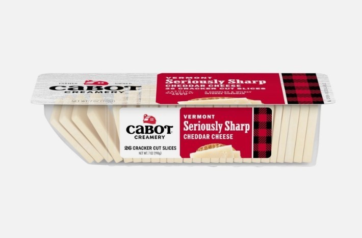 Cabot Creamery Vermont Seriously Sharp Cheddar Cheese, 26 count, 7 oz (3 pack)