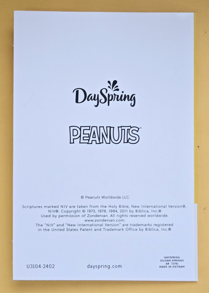 Peanuts "Snoopy" Greeting Card (+ Envelope 4.5x6.5").
