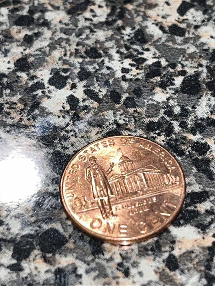 2009 Red Brown Lincoln Penny No Mint Mark