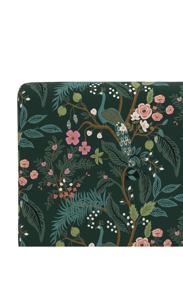 Rifle Paper Co. Headboard Full Size Peacock
