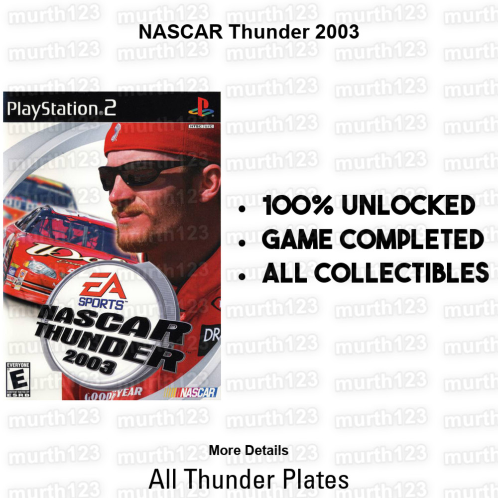 NASCAR Racing PS2 Save Files