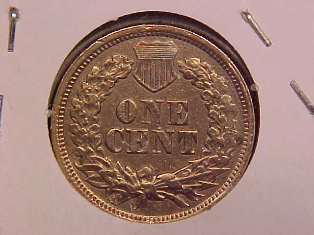 1863 INDIAN HEAD CENT - CLEANED - UNC - SEE PICS! - (N8603)