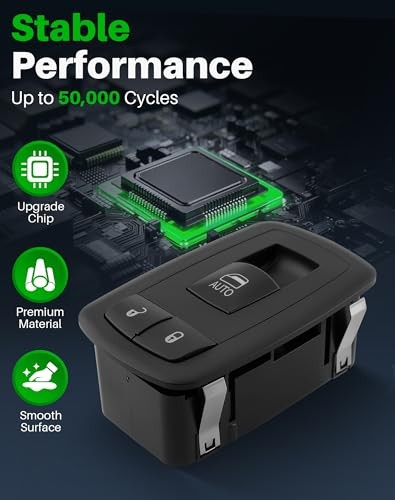 Power Window Switch Fits for Dodge Challenger 2015-2022, Front Passenger Side