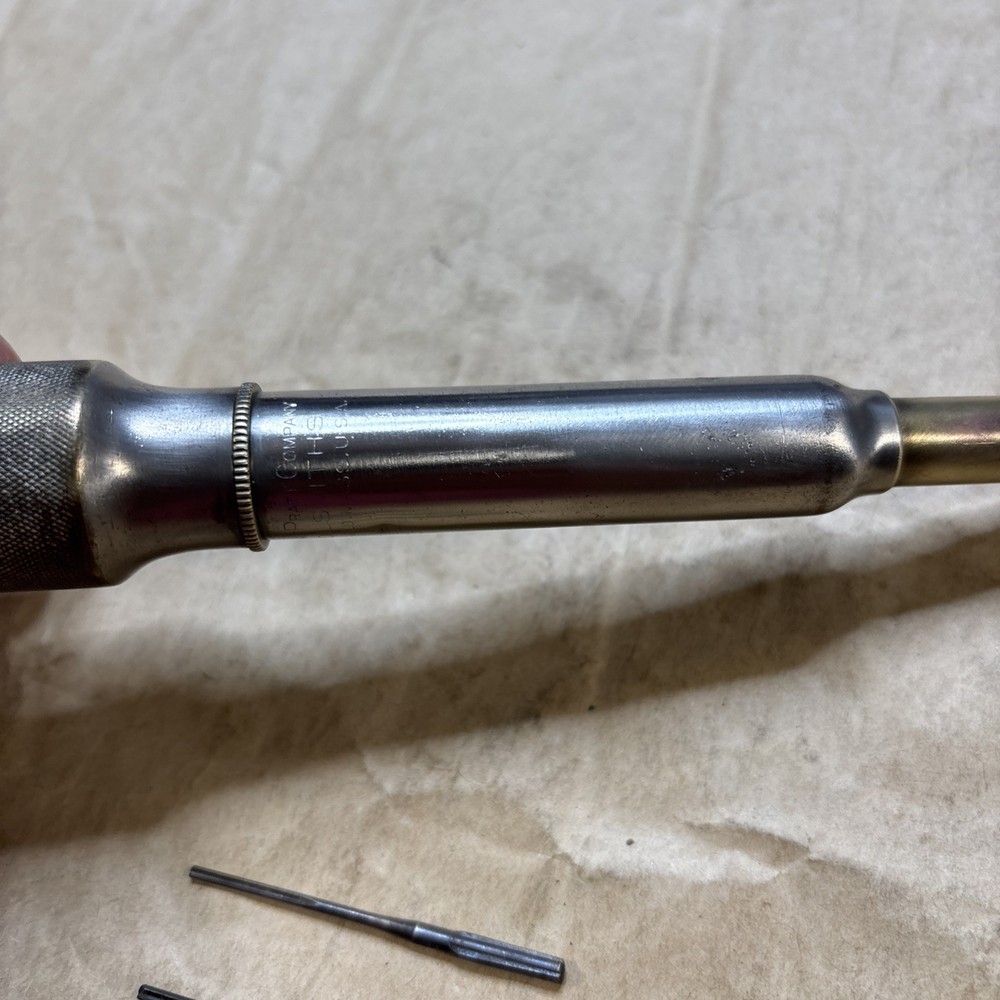 Vintage 10” GOODELL-PRATT TOOL SMITHS PUSH DRILL With Four Bits