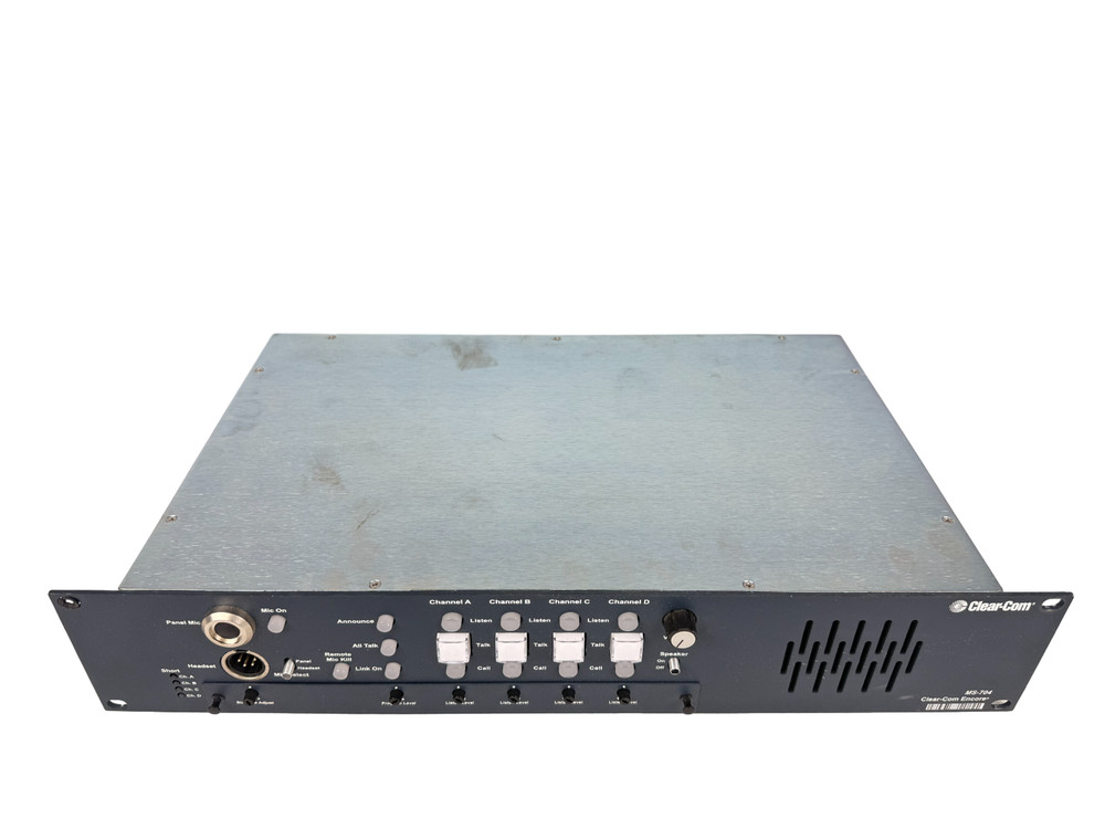 Clear-Com MS-704 4-Channel Wired Main Station Intercom System