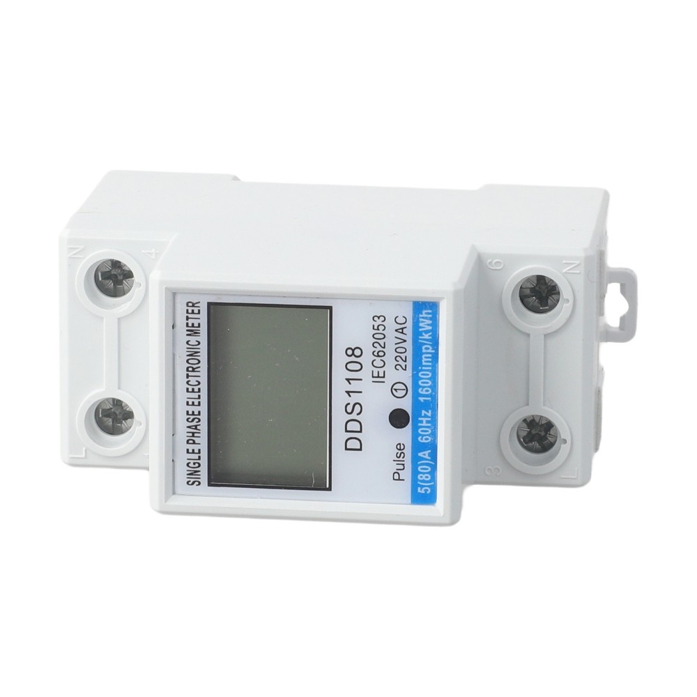Single Phase LCD Electric Meter 80A for Accurate Energy Consumption Tracking