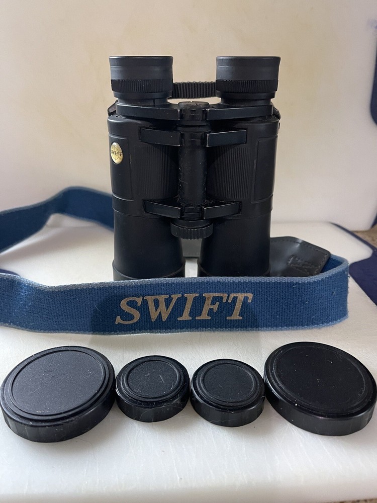 Vintage Swift 8X30 Binoculars With Case