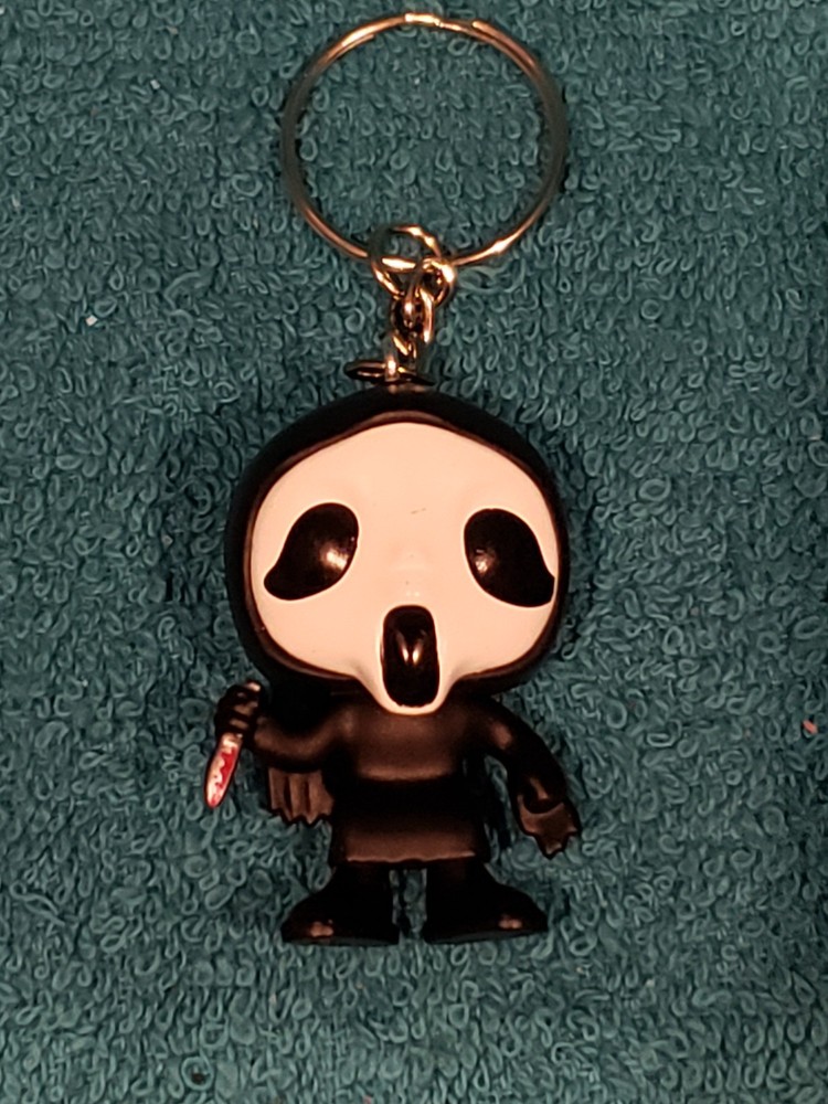 Ghostface Handmade Keychain - Scream - Horror Decor - Horror Keychain