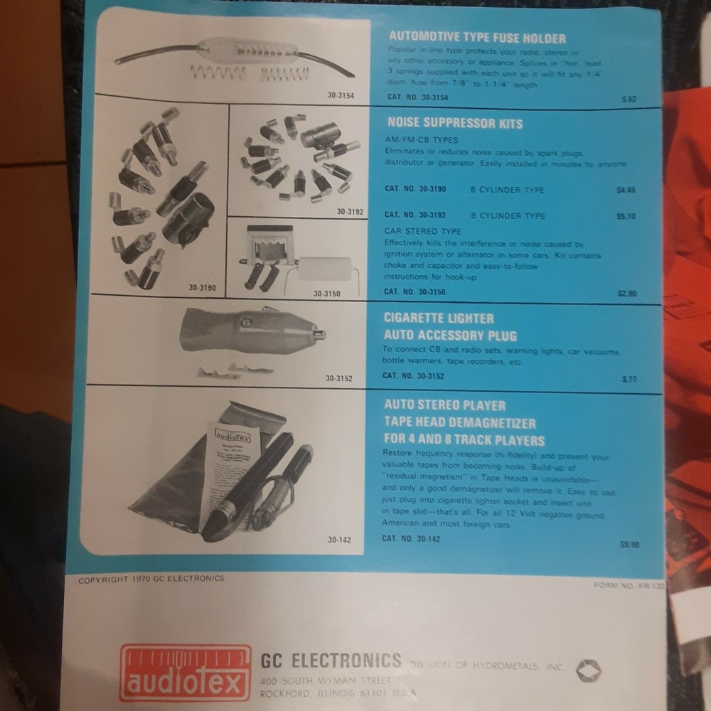 Electronics Literature lot Leader Seacore Audiotex Trigger