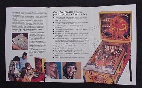 Fireball Home Edition Original Pinball Flyer Mint
