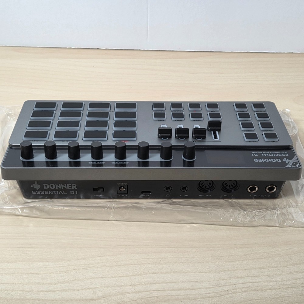 Donner Essential D1 Drum Machine Beat Sequencer COMPLETE
