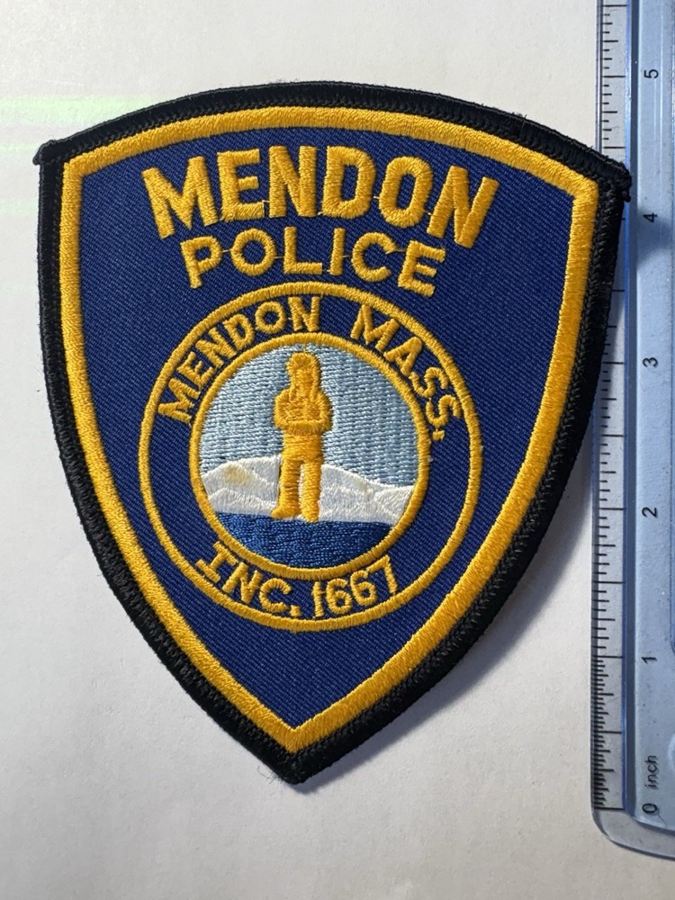 Mendon Massachusetts Police Patch