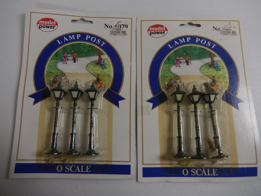 Model Power Lamp Posts O Scale Set Of 2