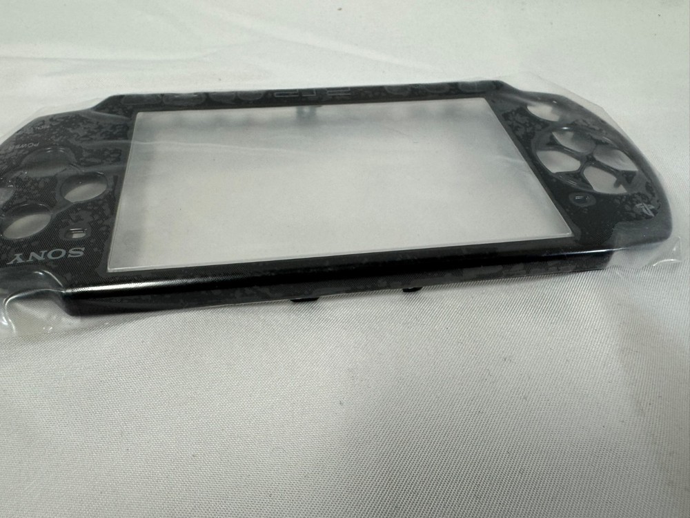 PSP 2000 / 2001 / 2002 Faceplate - Piano Black - ORIGINAL SONY Component