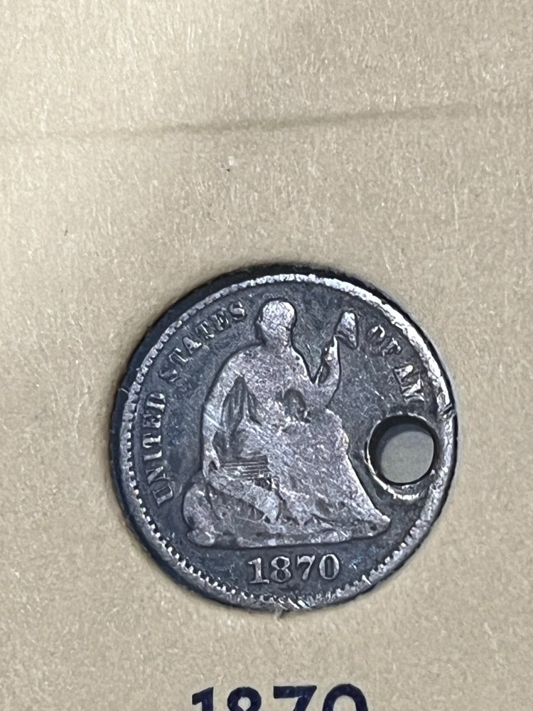 1870 Half Dime