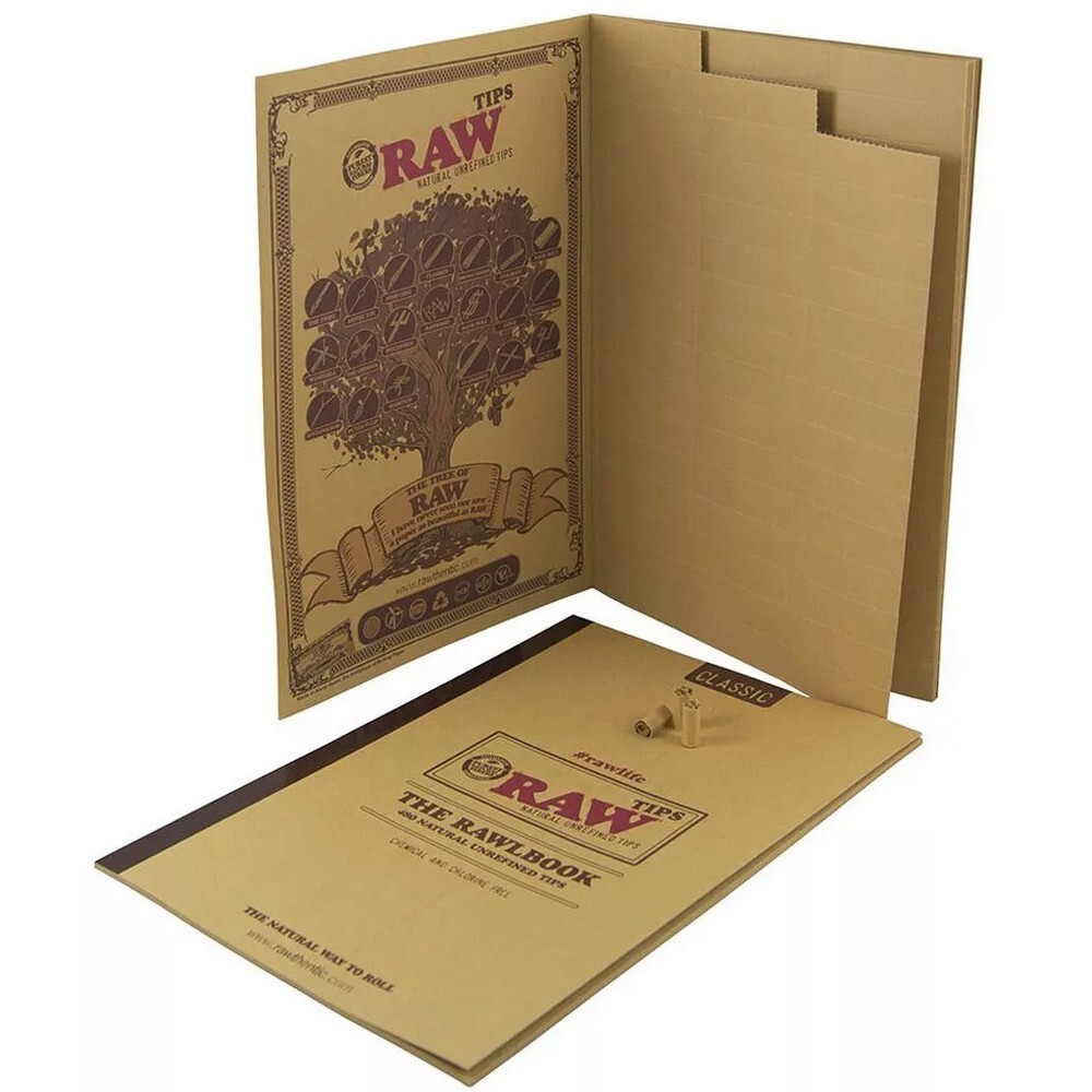 RAW RAW RAWLBOOK 420 EXTRA TIPS BOOK NOTEBOOK