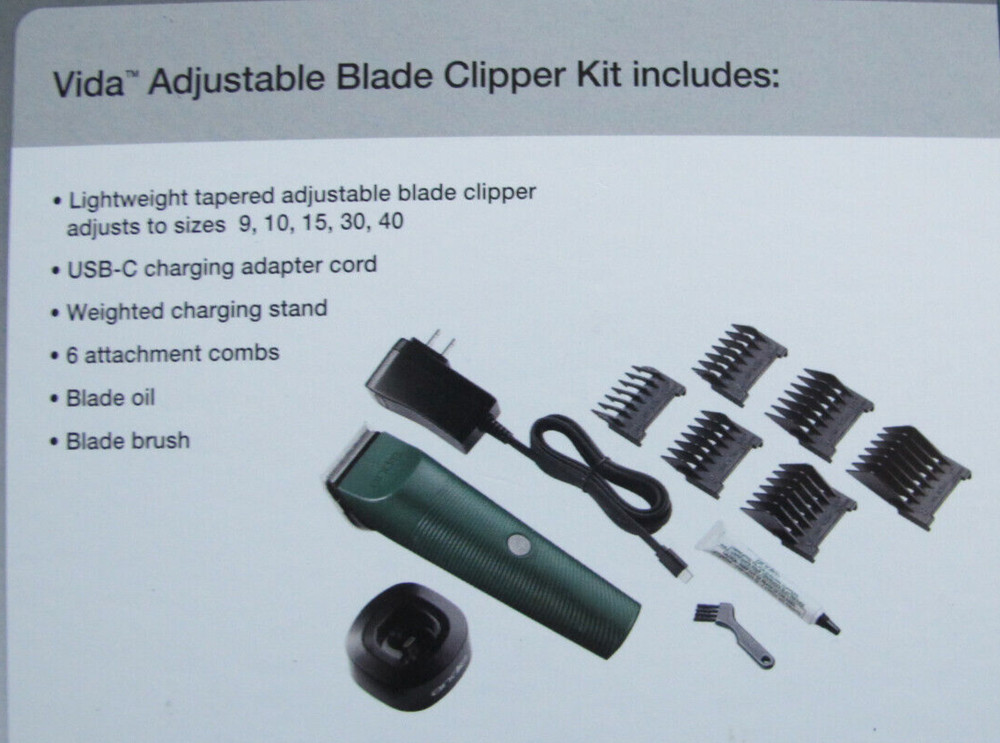 Andis Vida Adjustable Blade Cordless Clipper CTA-1