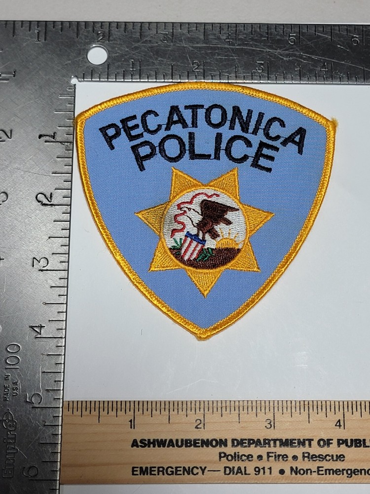 C3B Police Patch Illinois Pecatonica