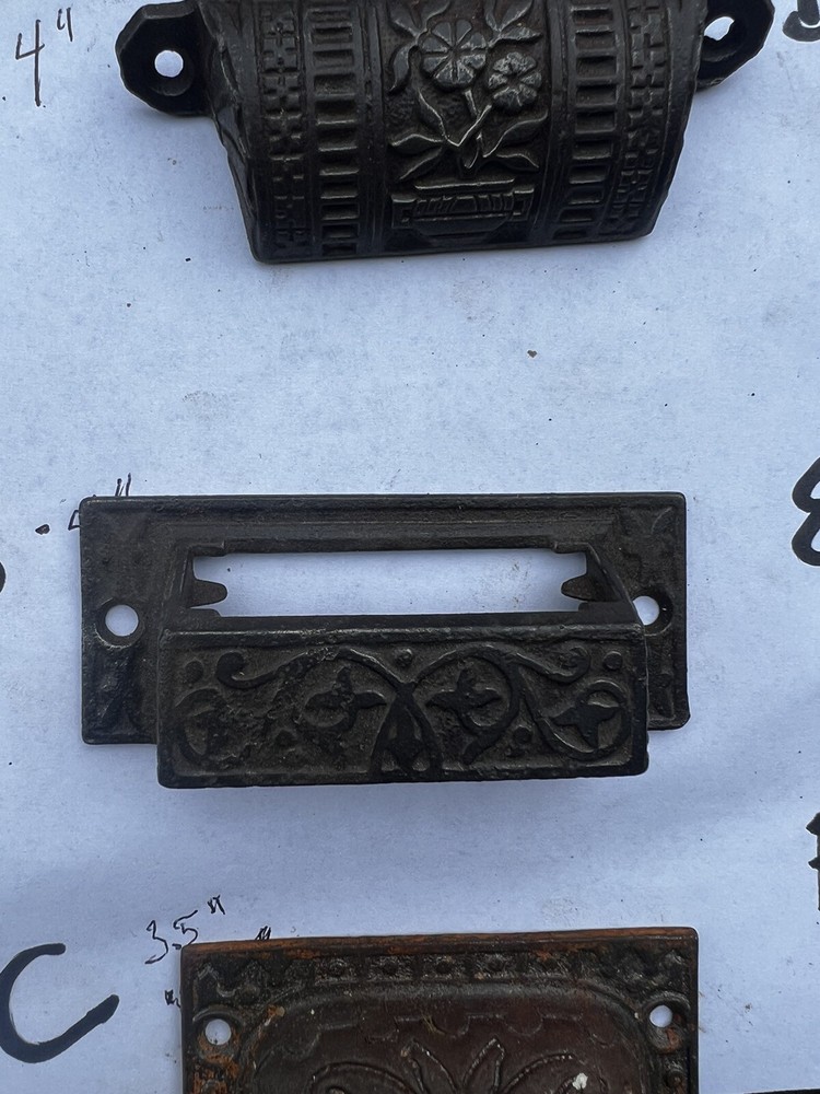 authentic era VICTORIAN cabinet pull hardware - selling choice - 6 options