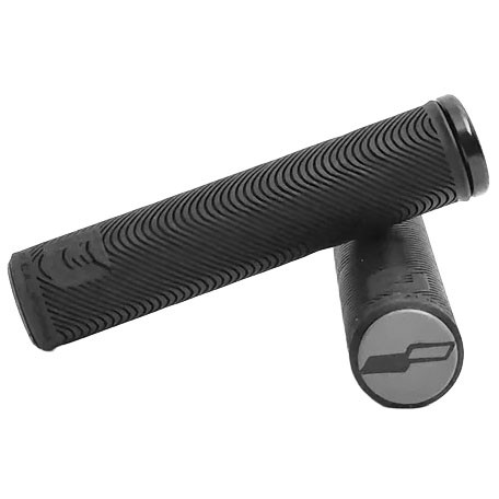 Sensus Cloudwave Lock-On Grips - Black, 154mm, Anti-Slip EMJ Pattern, Made in