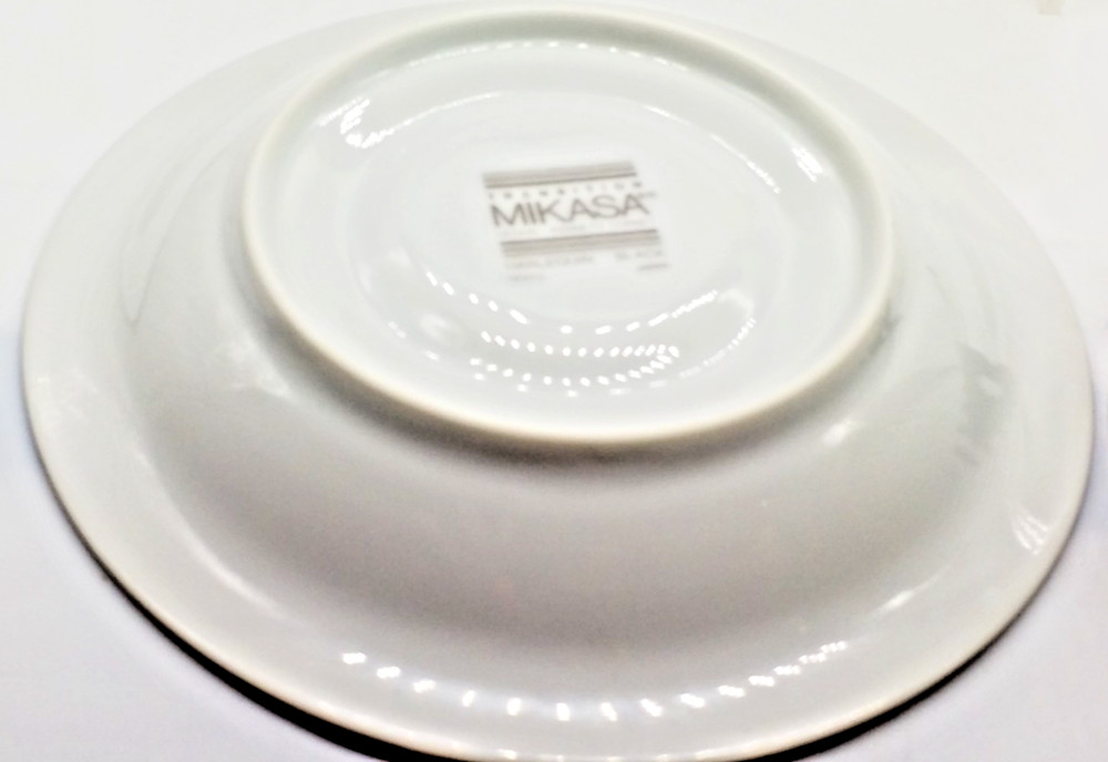 Mikasa Harlequin Black Cup and Saucer