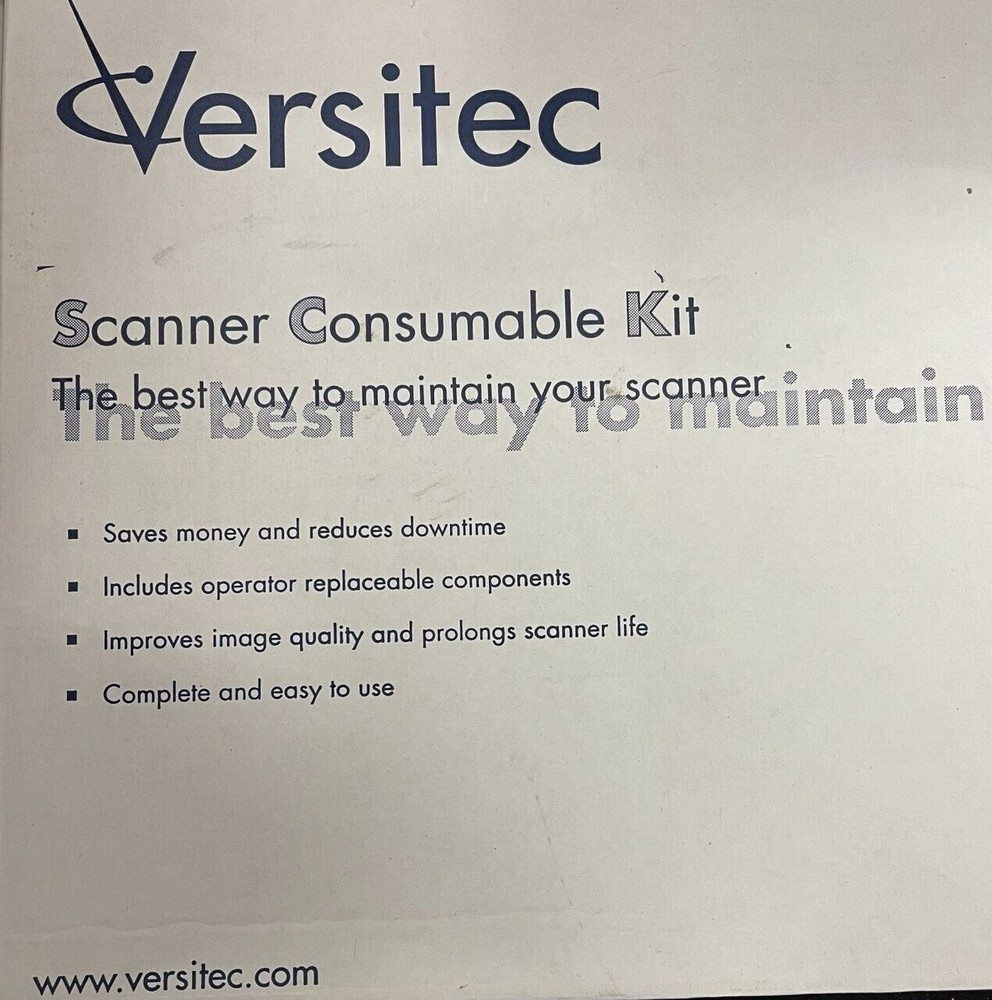 Versitec Kodak Cleankit Scanner Consumable Kit Staticide Wipe