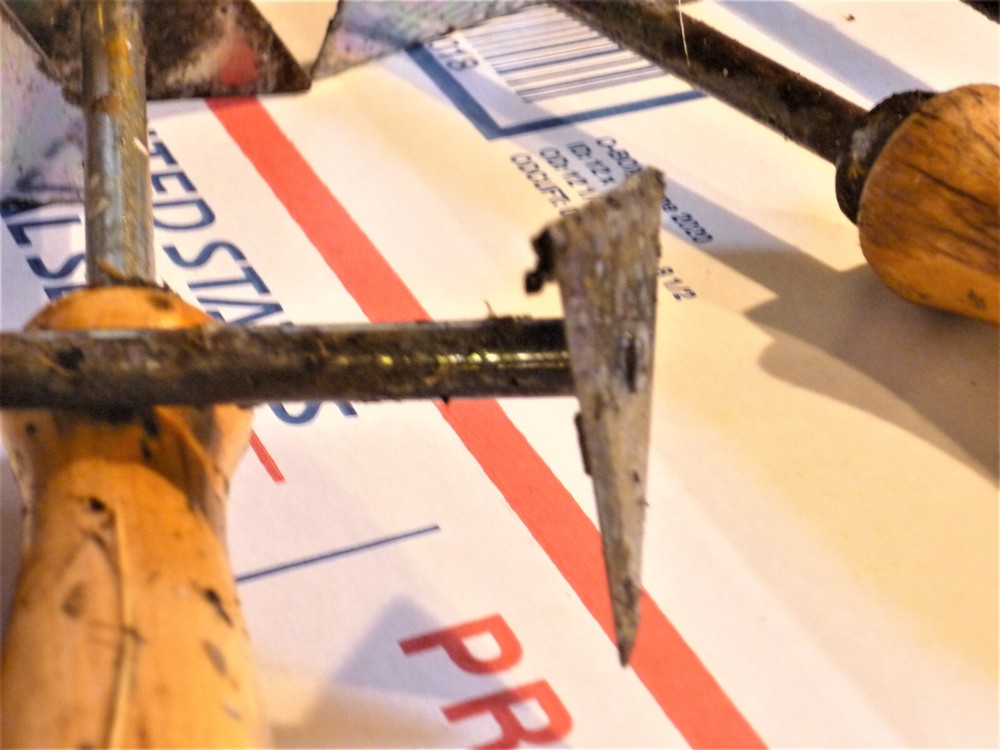 10 Items-Hide Fleshing Scraper-Triangle-Tool-Multi-Purpose-MUST SEE- LOT