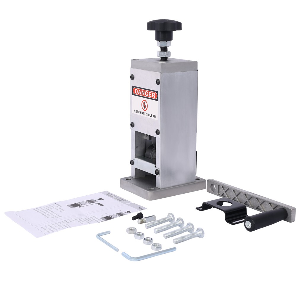 Manual waste wire stripping machine, wire recycling