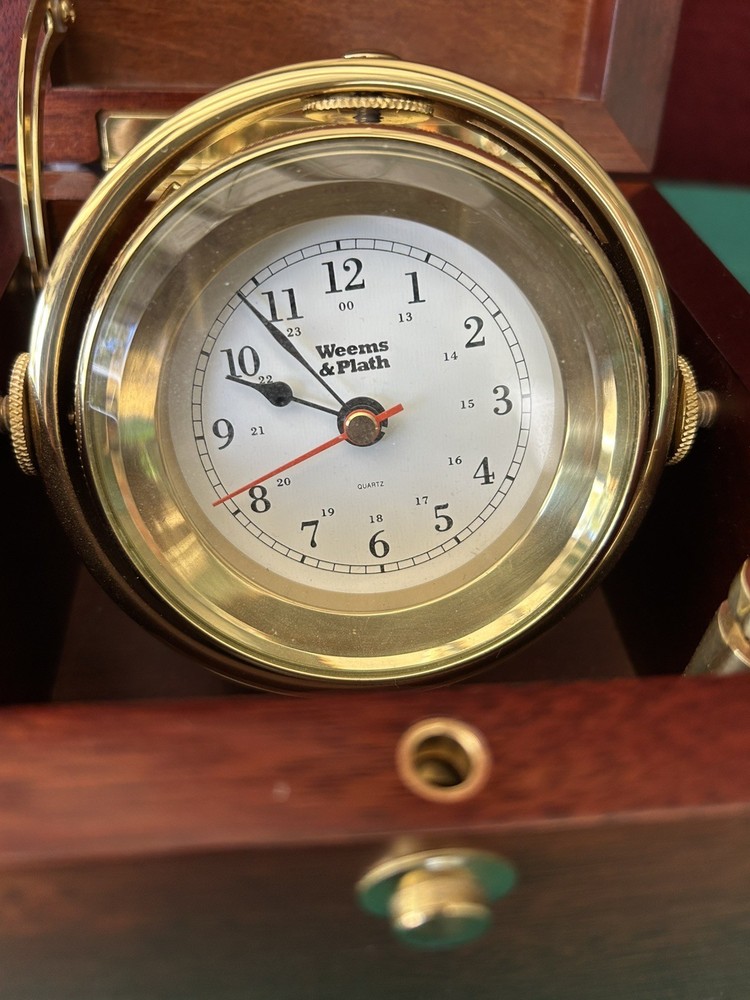 Weems & Plath Gimballed Box Clock Model 701100
