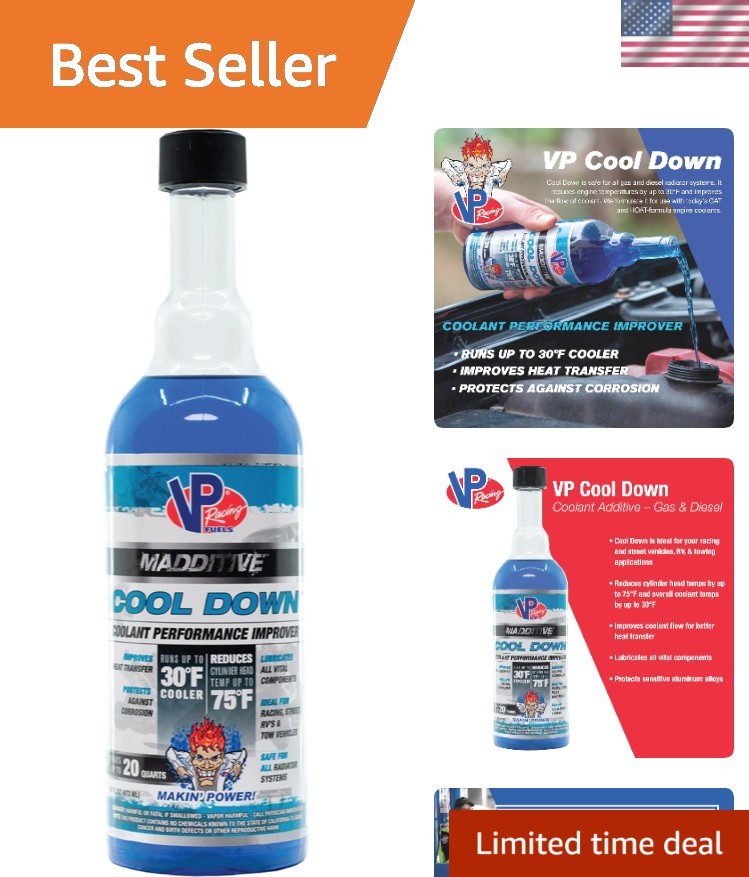 Cooling System Performance Enhancer - 16oz for Optimal Engine Efficiency