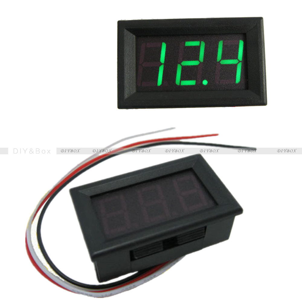 0.56" DC4.5/4.7/5V-30V Voltmeter LED Panel 2/3 Bits Display Volt Voltage Meter