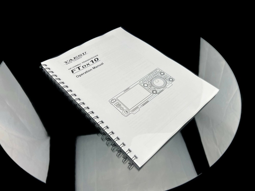 Yaesu FT dx 10 Transceiver Instruction Manual Operating Guide Coil Bound