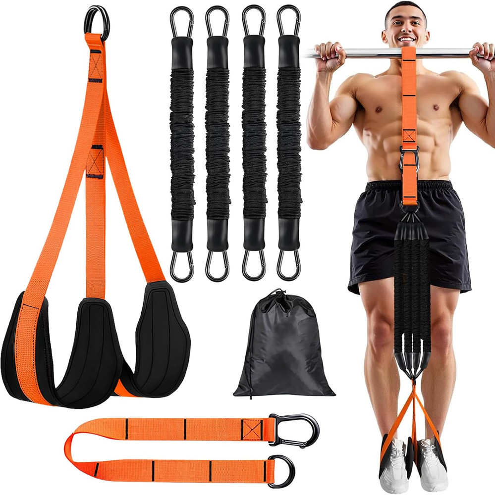 Pull up Assistance Bands 65-260Lbs 4 Heavy Duty Pull up Resistance Bands Fabric