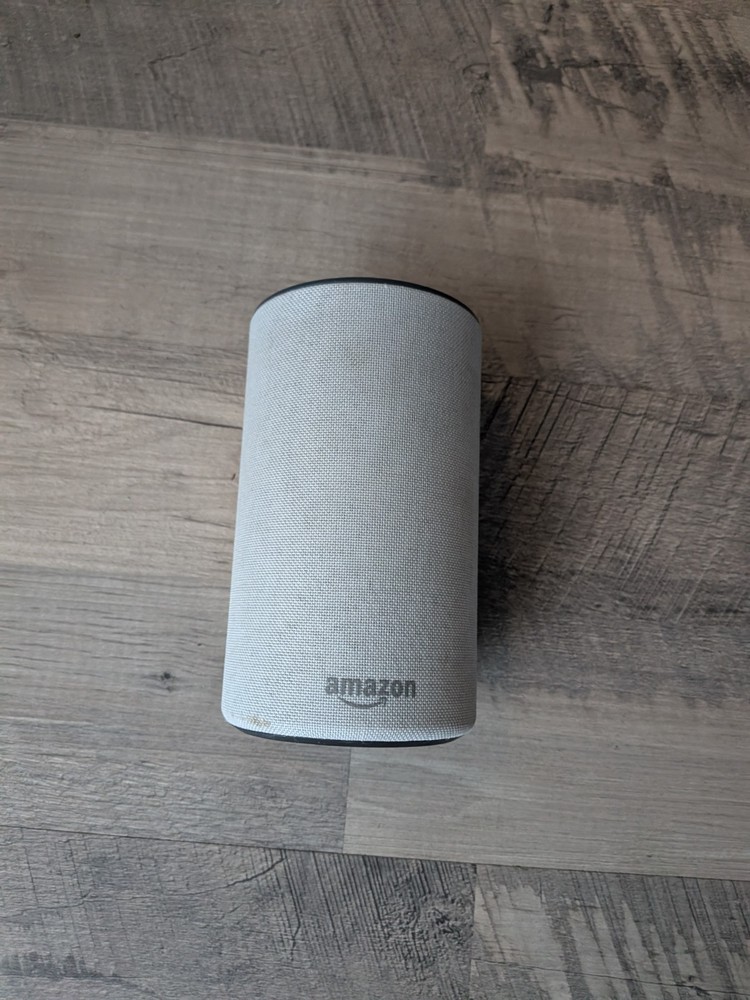 Amazon Echo (2nd Generation) Smart Assistant - Sandstone Fabric