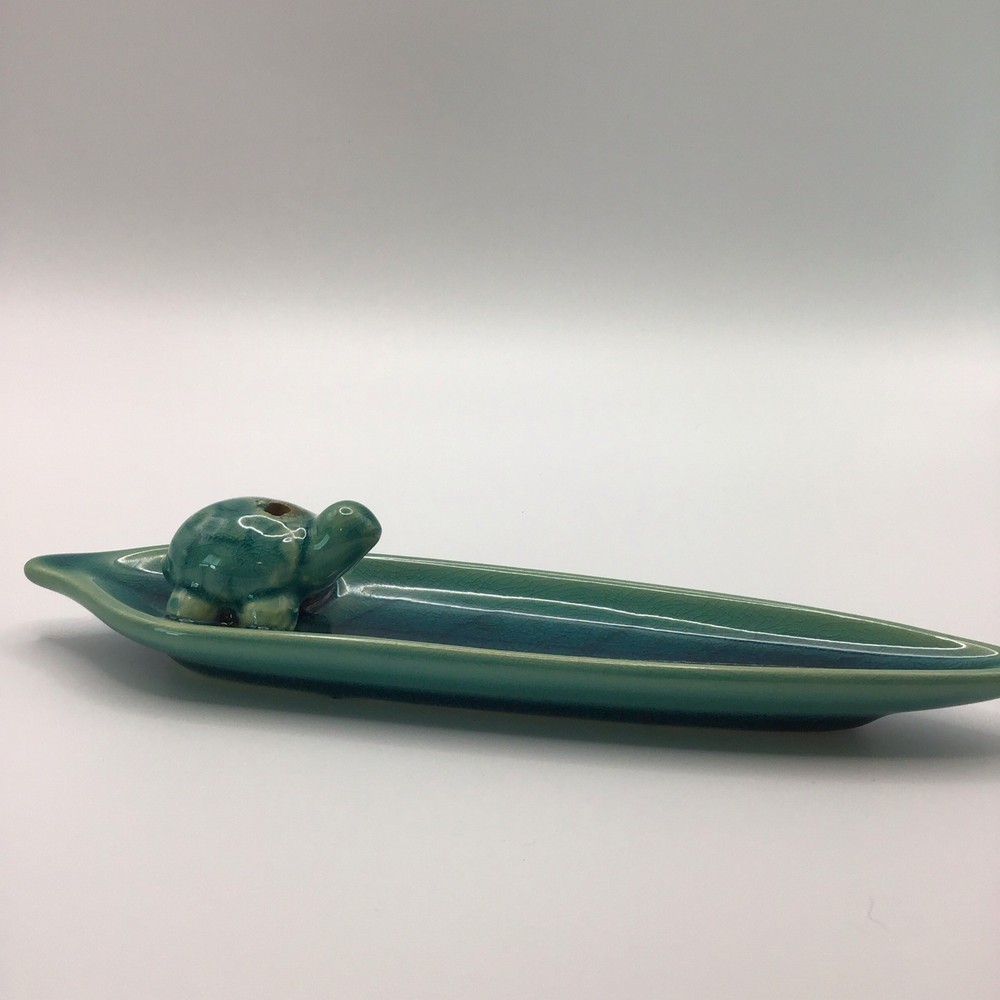 Ceramic Turtle Incense Holder ￼