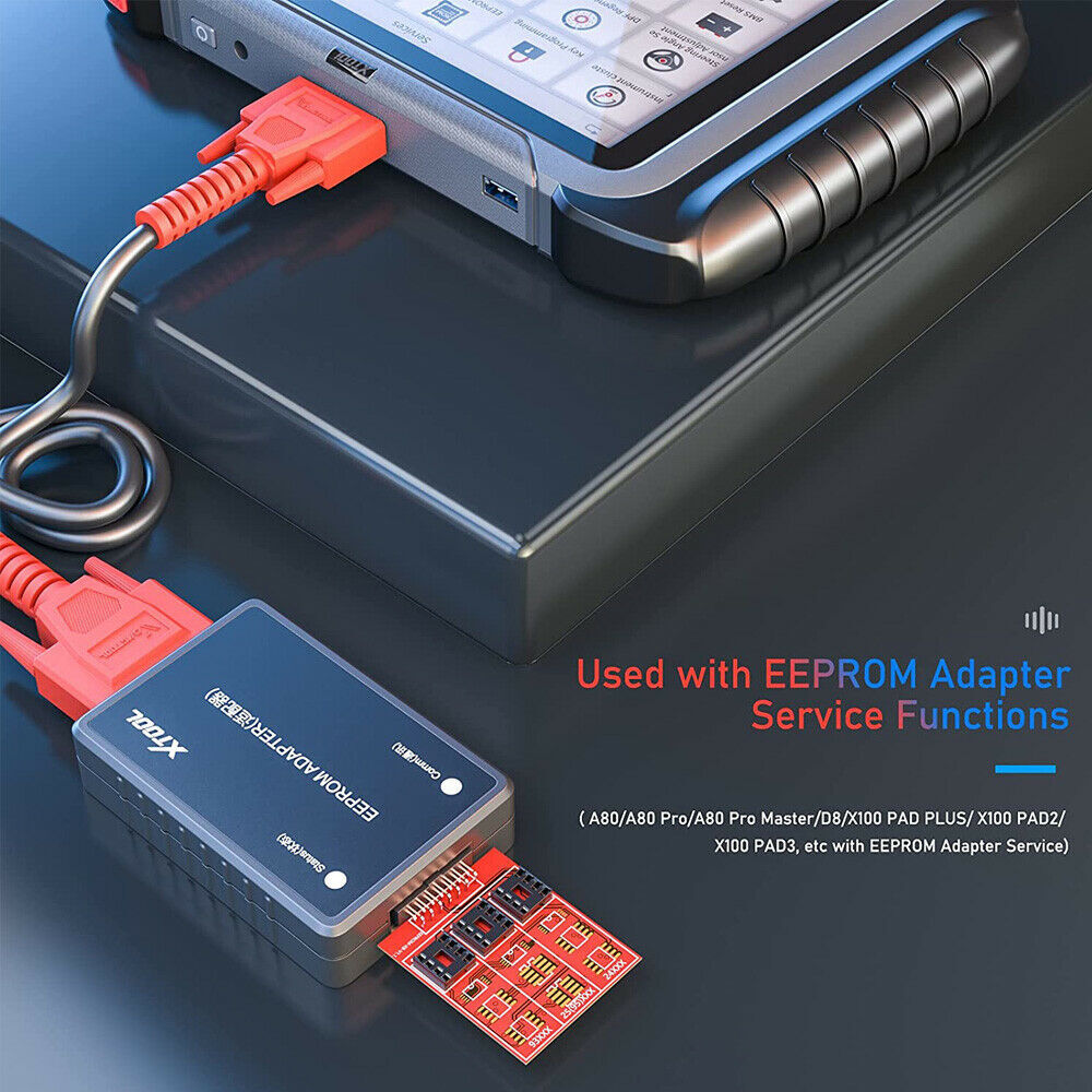 XTOOL EEPROM Adapter Write IMMO Data PIN Code Reader for D7/D8/D9/D9 Pro/PAD3