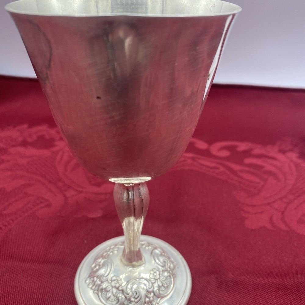 Gorham ITALIAN PROVINCIAL Silverplated Repousse Wine Goblet- YC98 -