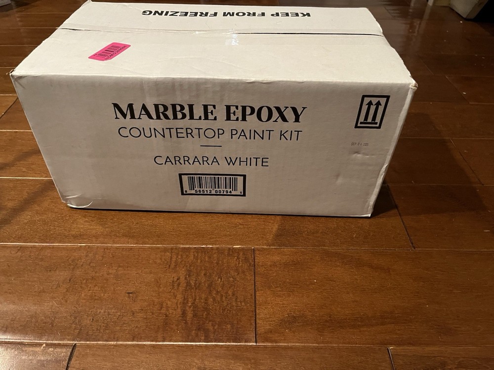 Giani Carrara White Marble Epoxy Countertop Kit