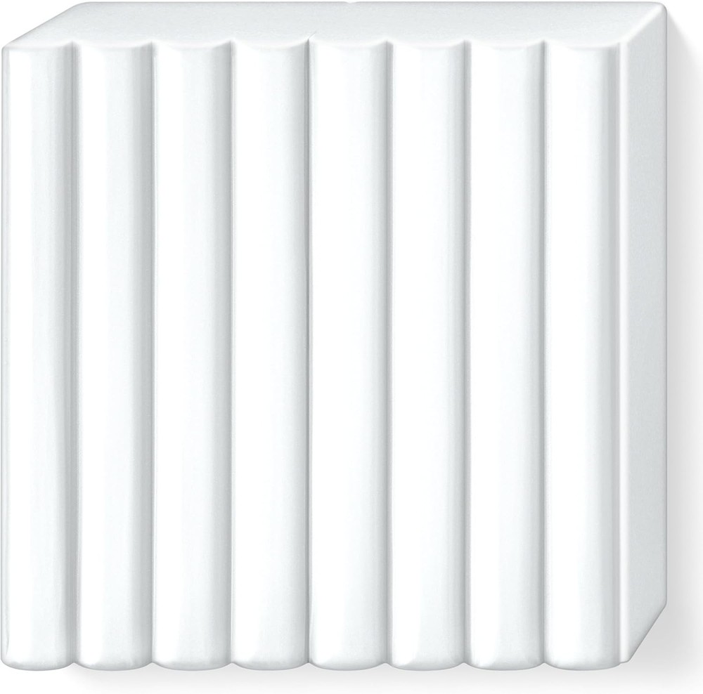 FIMO White Soft Modeling Clay, 57g - Safe, Pliable, and Break-Resistant