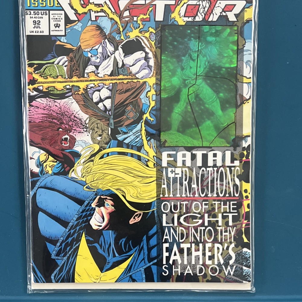 Marvel Comics X-Factor #92 Hologram X-Men July 1993