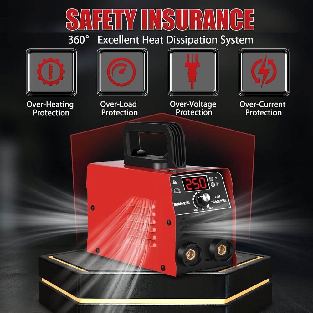 Beginner-Friendly Mini Welding Machine: 250Amp, Compact & Easy-to-Use