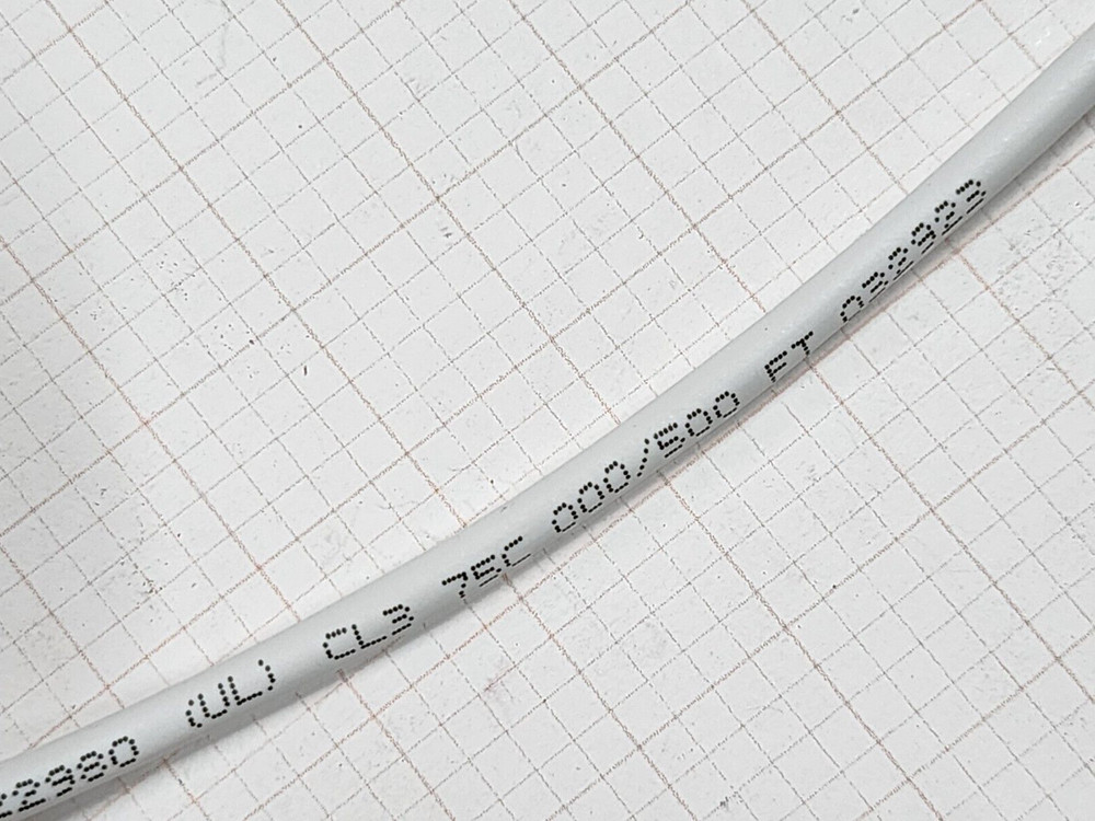 Elite Cable Products 22/4C Solid OFC Security/Alarm/Control Cable White /100ft